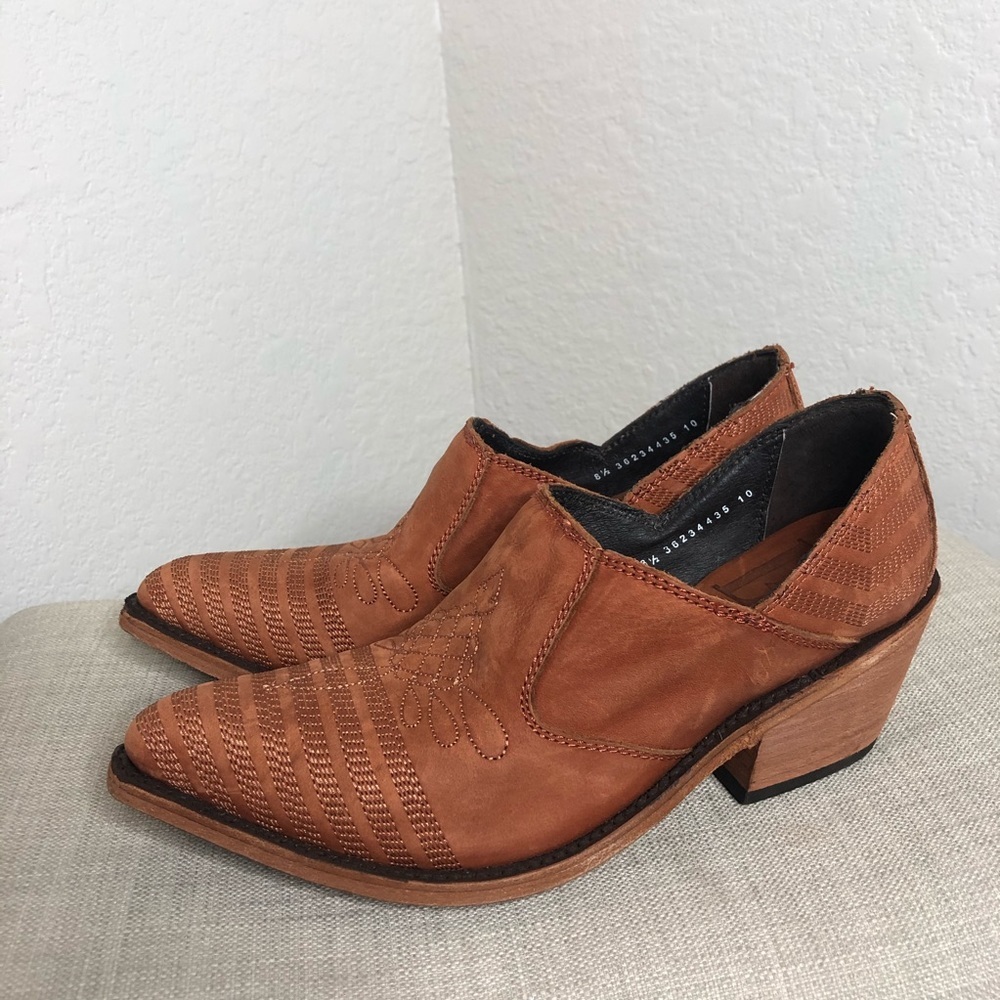 LIBERTY Black Red Vegas Papaya Booties